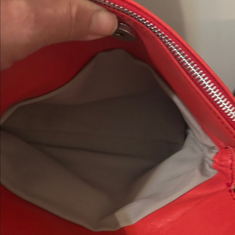 Borse in Pelle made in Italy genuine Elegant genuine soft leather red crossbody - Picture 6 of 15